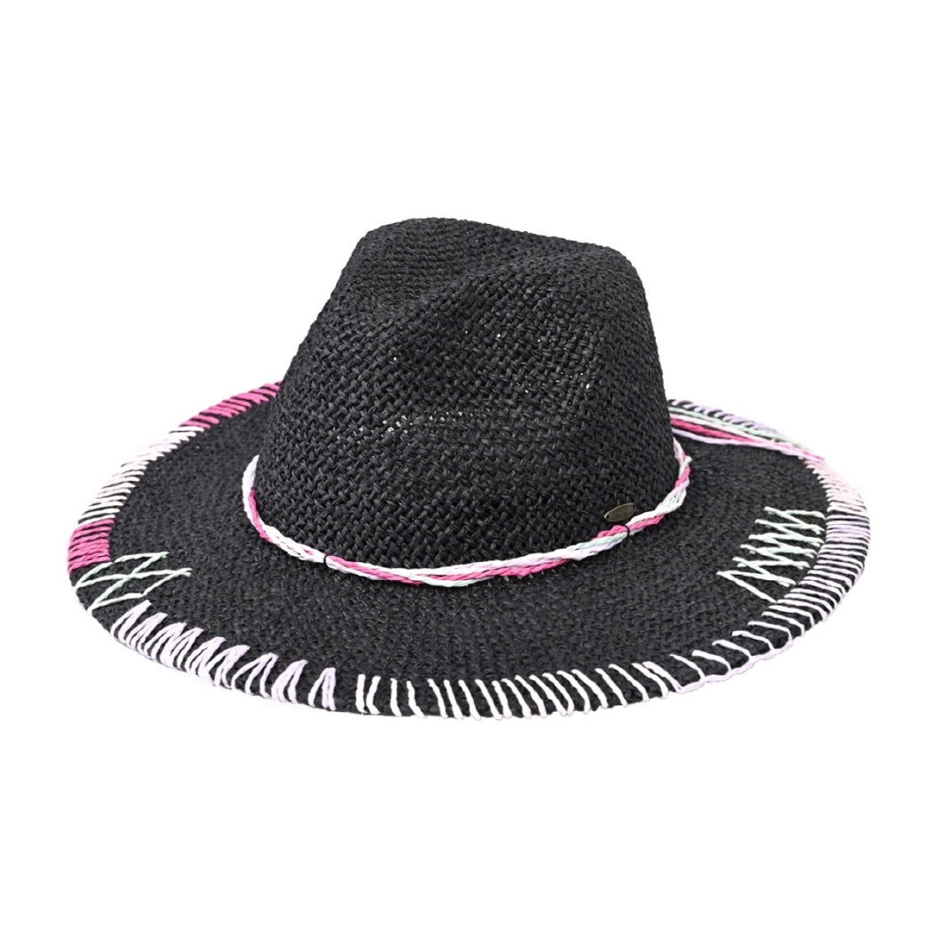 EAB Favorites Stitched Brim Panama Hat