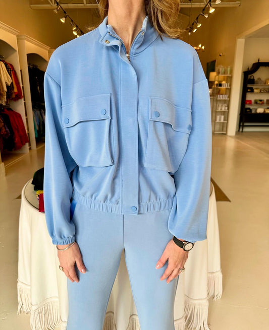 Esqualo Modal Bomber Cardigan