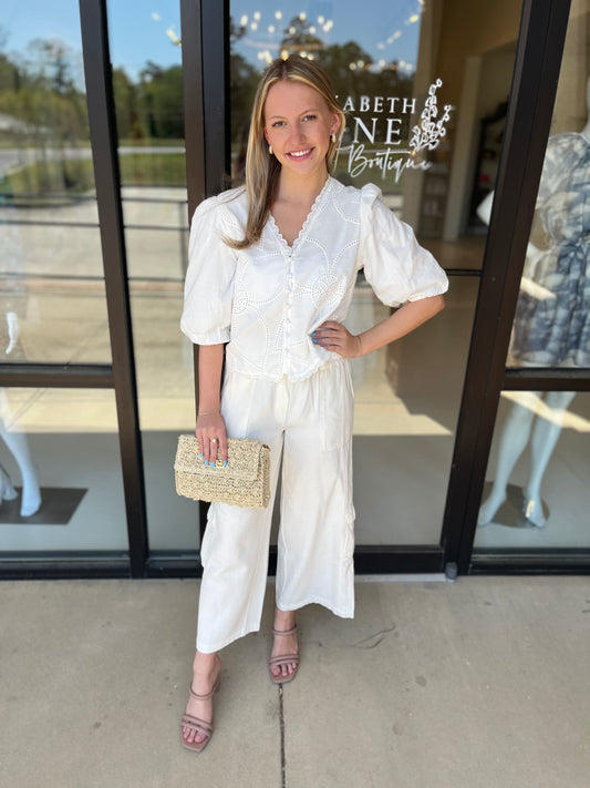 Melissa Nepton Galea Pant- Off White