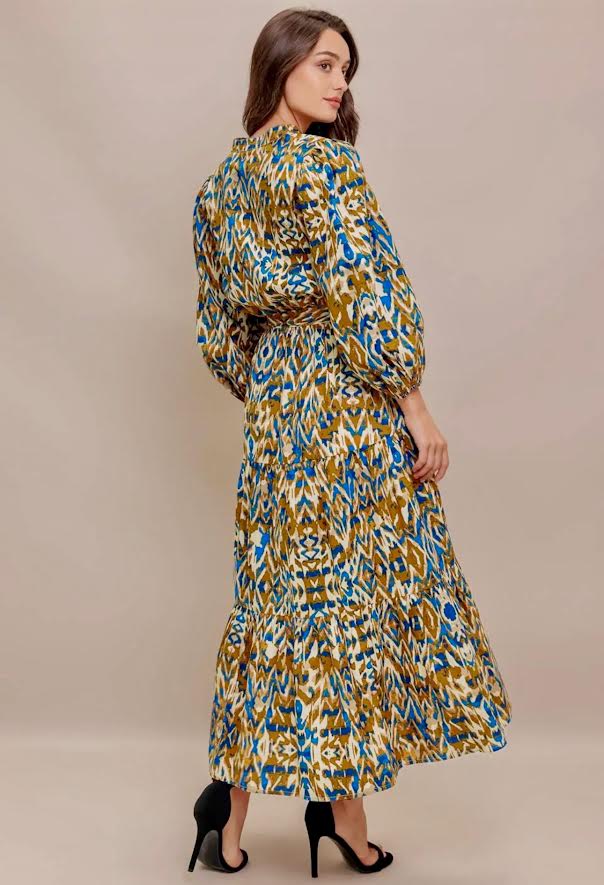 EAB Favorites Woven Midi Dress - Camel Brown