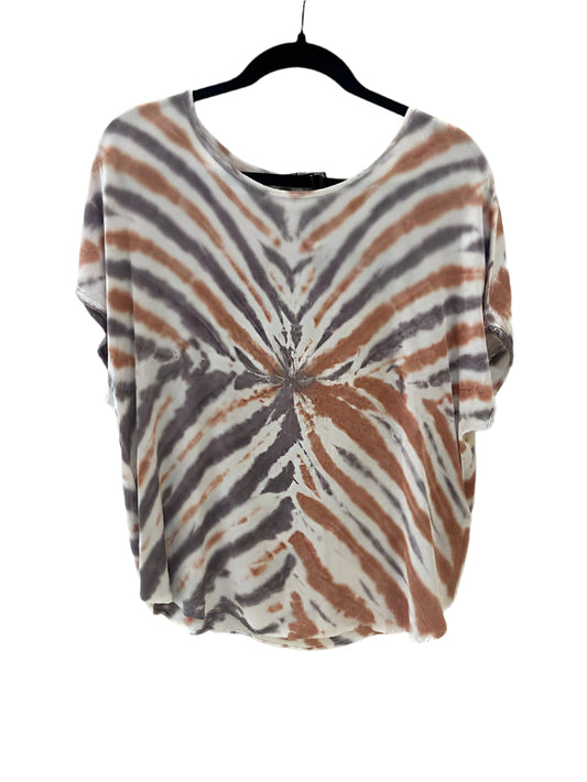 Charlie B Collection Nougat Tie Dye Rayon Top