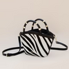 J. Lowrey Mini Tote - Zebra Calf Hair