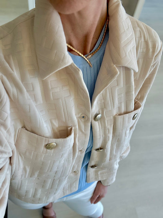 Esqualo Jacket Fancy Graphic Print