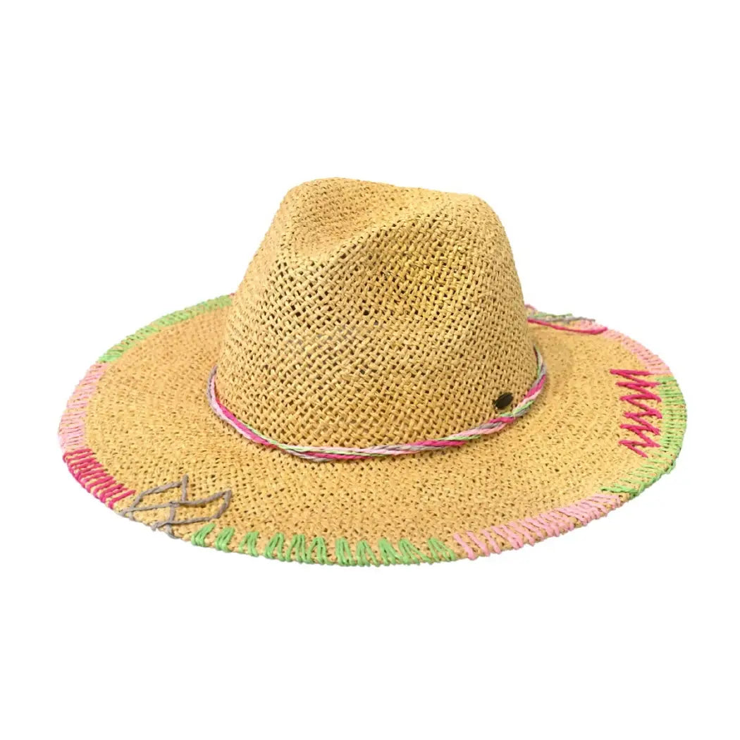 EAB Favorites Stitched Brim Panama Hat