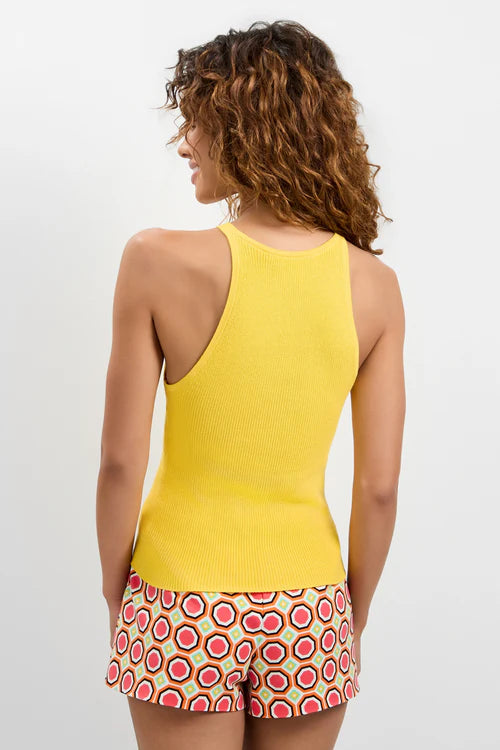 Trina Turk Intercontinental Tank - Lambretta Lemon