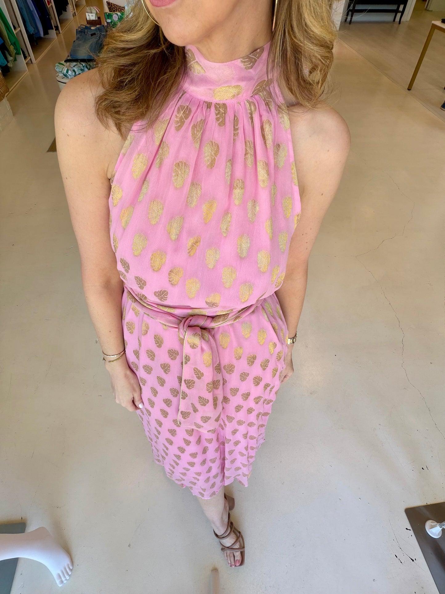 Holly Shae Blythe Dress Pink Palm