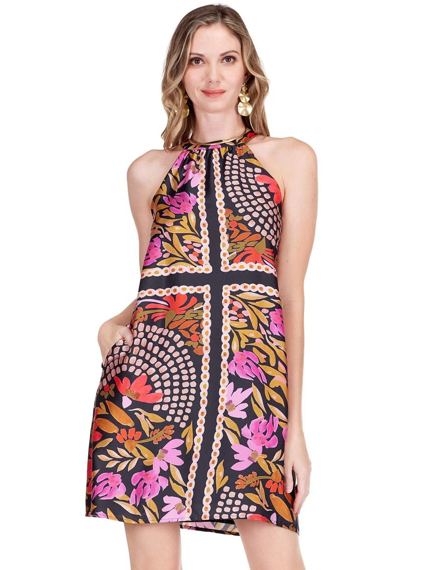 sachin and babi light blue dress White House Black Market Black Ruffle-Trim Wrap Dress main image 1