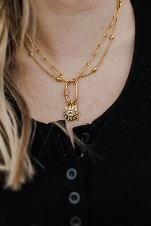 Betsy Pittard Designs Marren Evil Eye Necklace