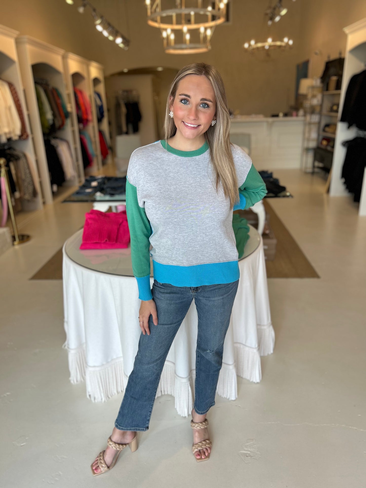 Renuar Heather Combo Sweater