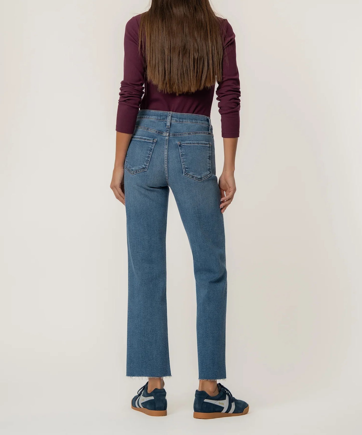 KUT Avery High Rise Straight Leg Jean - Building
