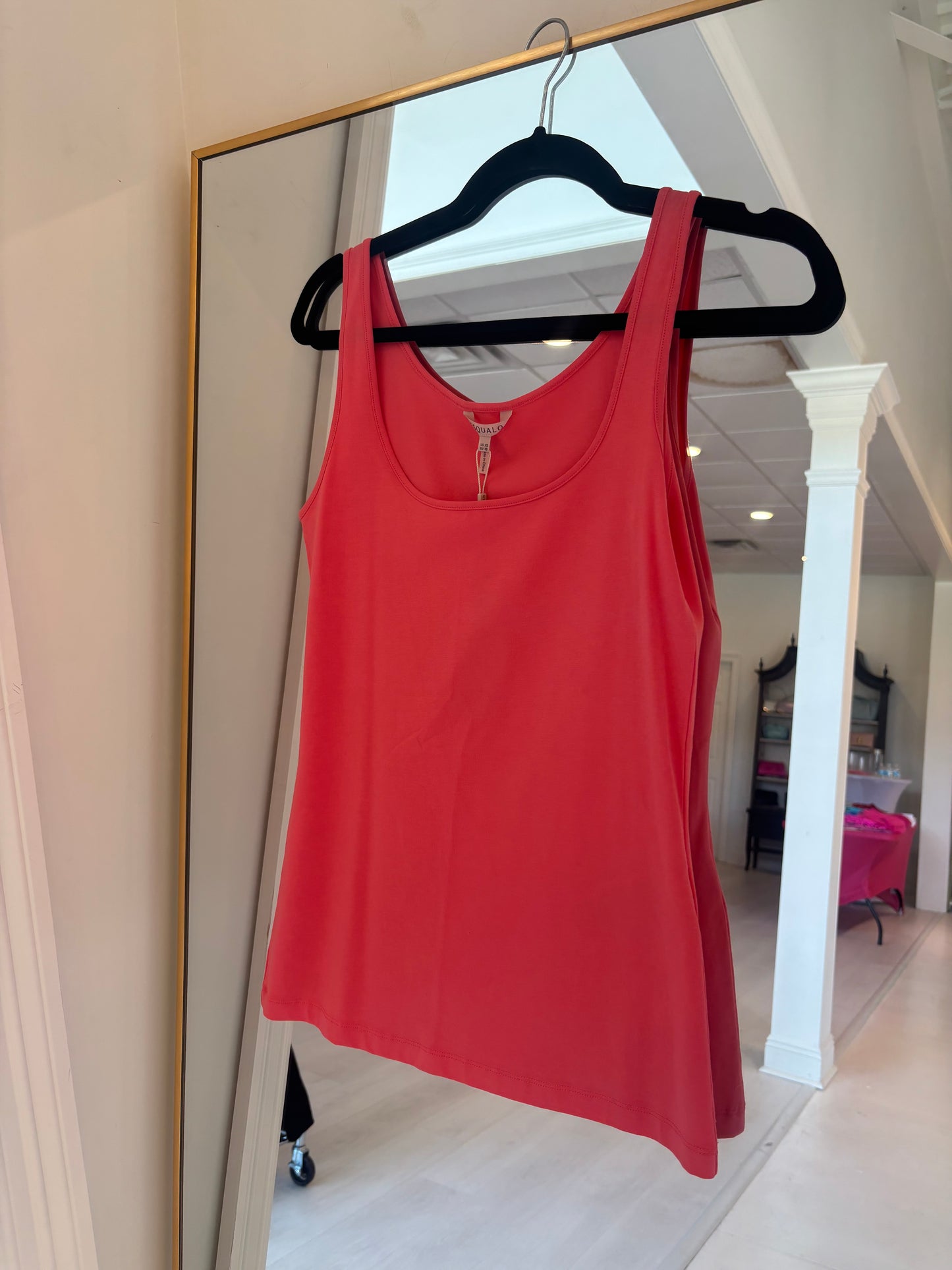 Esqualo Basic Singlet- Strawberry