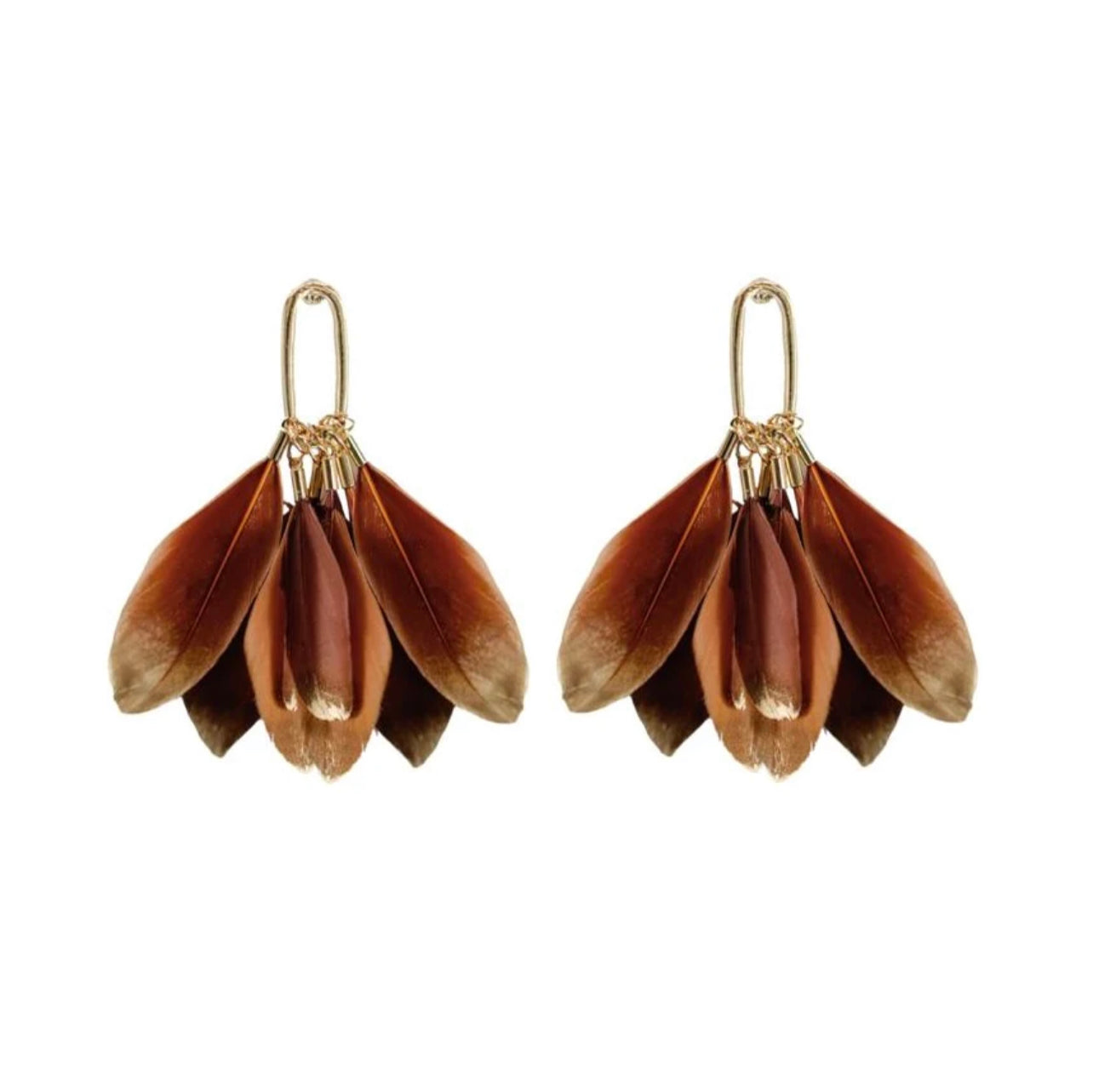 EAB Favorites Dipped Feather Earrings