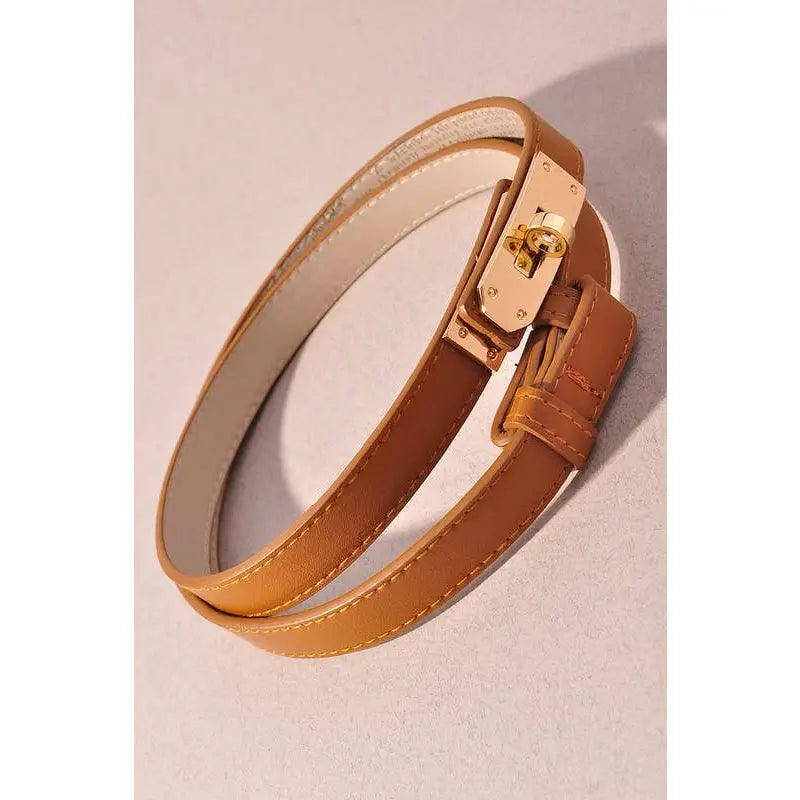 Turlock Accent Adjustable Skinny Belt