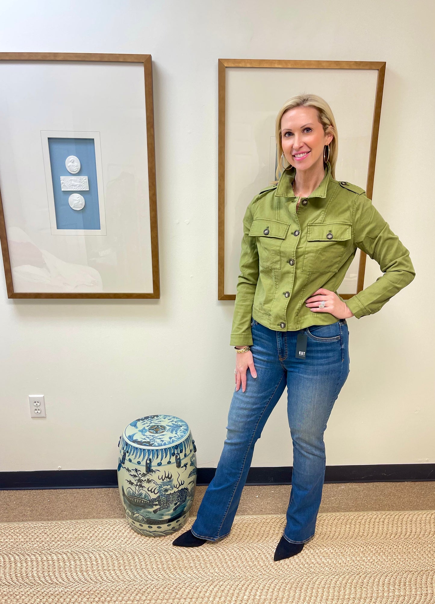 KUT Natalie Boot Cut Jeans