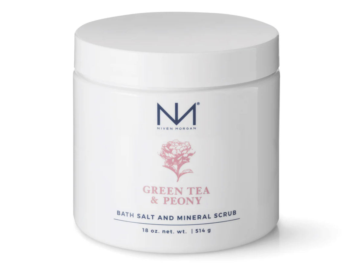 Niven Morgan Green Tea and Peony Bath Scrub