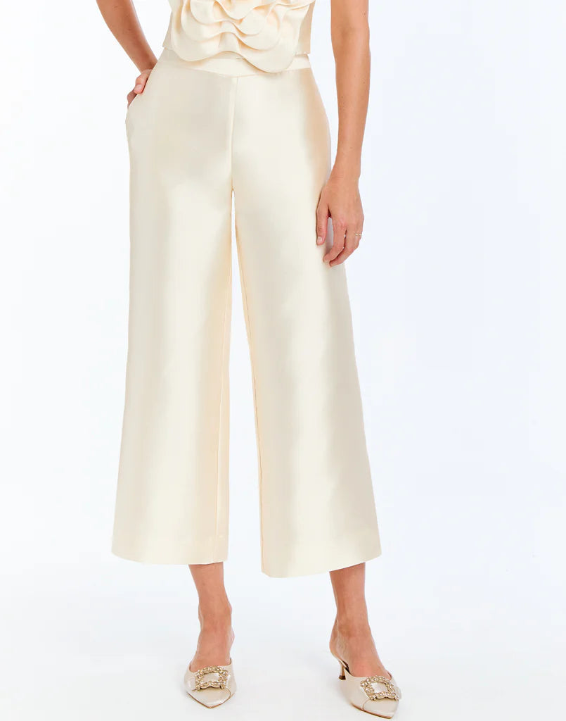 Mestiza Blake Cropped Pant - Ivory