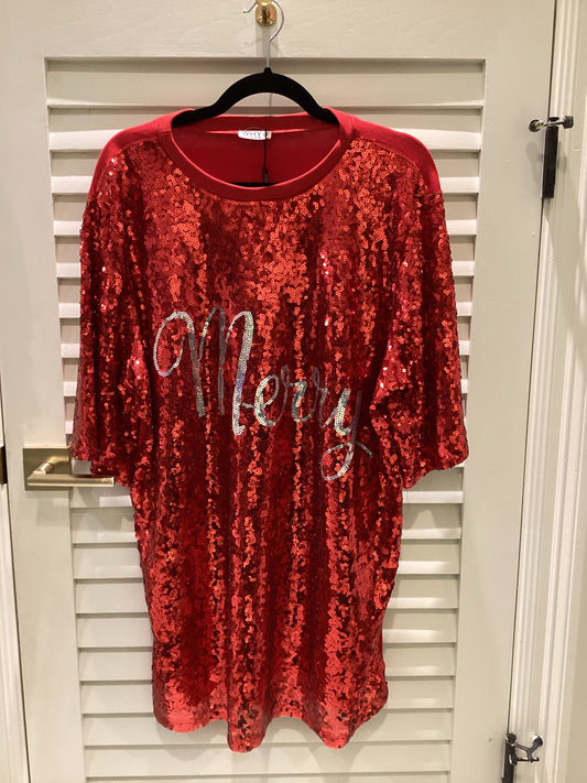 Merry sequin Christmas dress