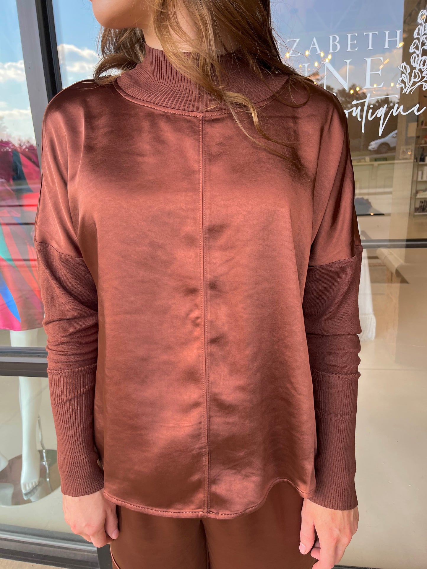 Melissa Nepton Norah Top-Brown