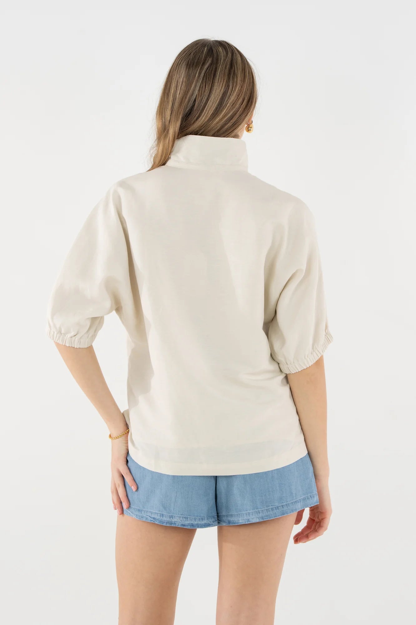 Emily McCarthy Poppy Top - Sandshell Linen