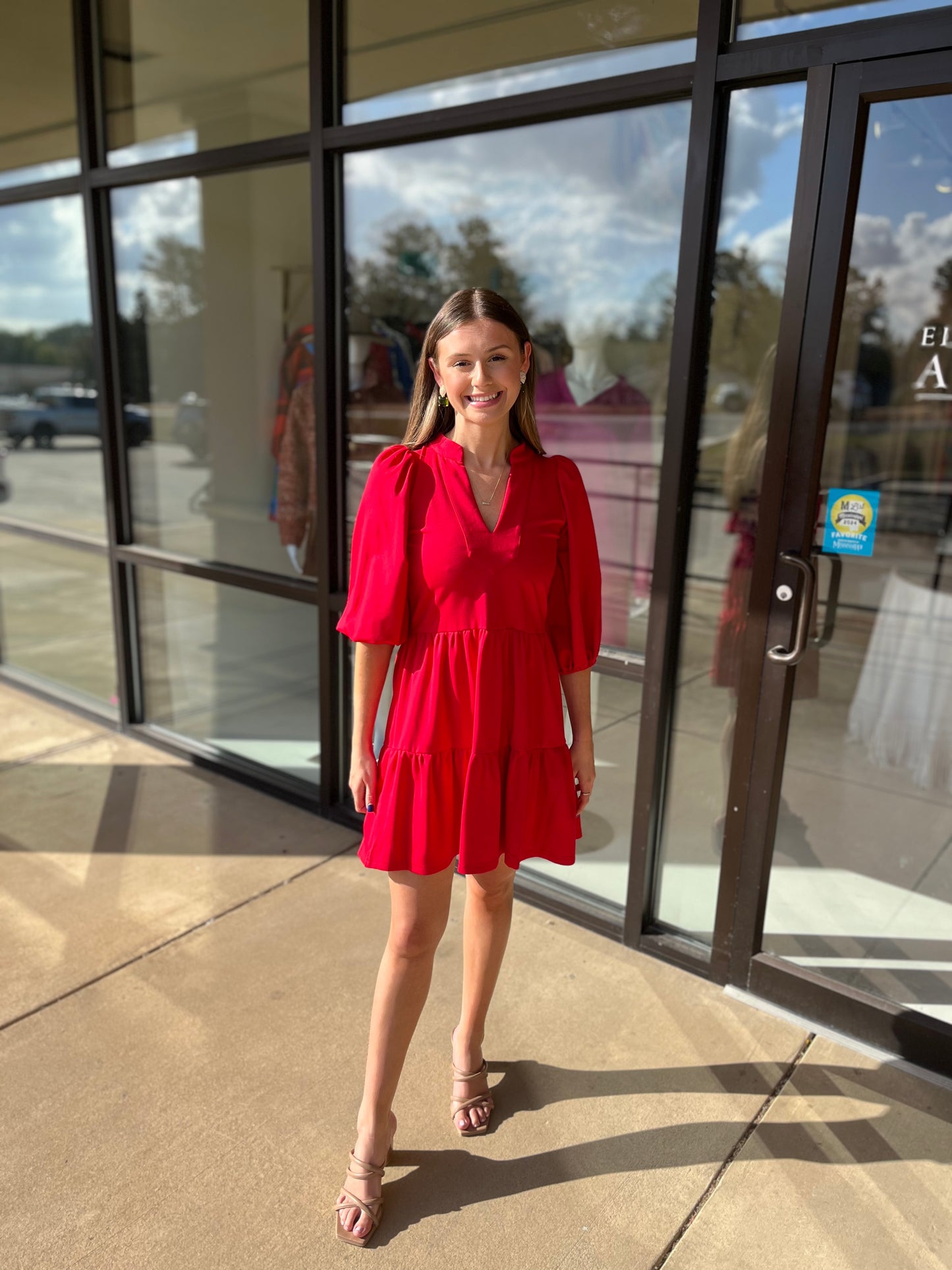 Smith & Quinn Tory Dress- Red