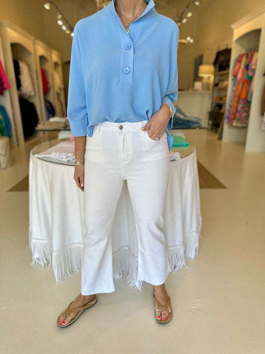 Esqualo Off White Trouser Jean