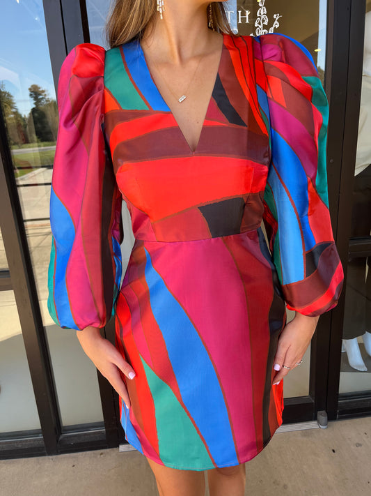 Alden Adair Bridgette Dress- Prism