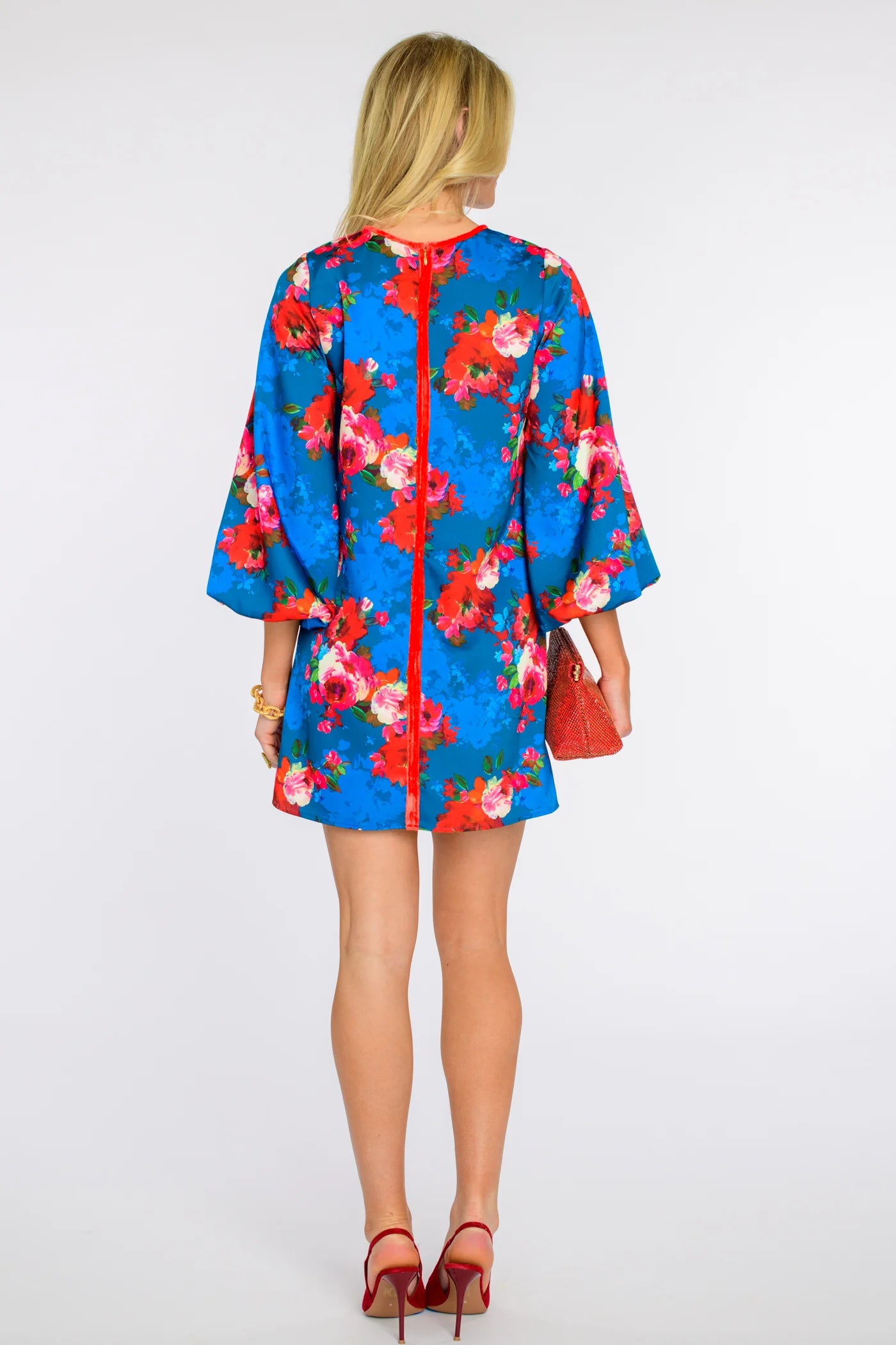 Elizabeth James London Dress - Holiday Chintz Teal