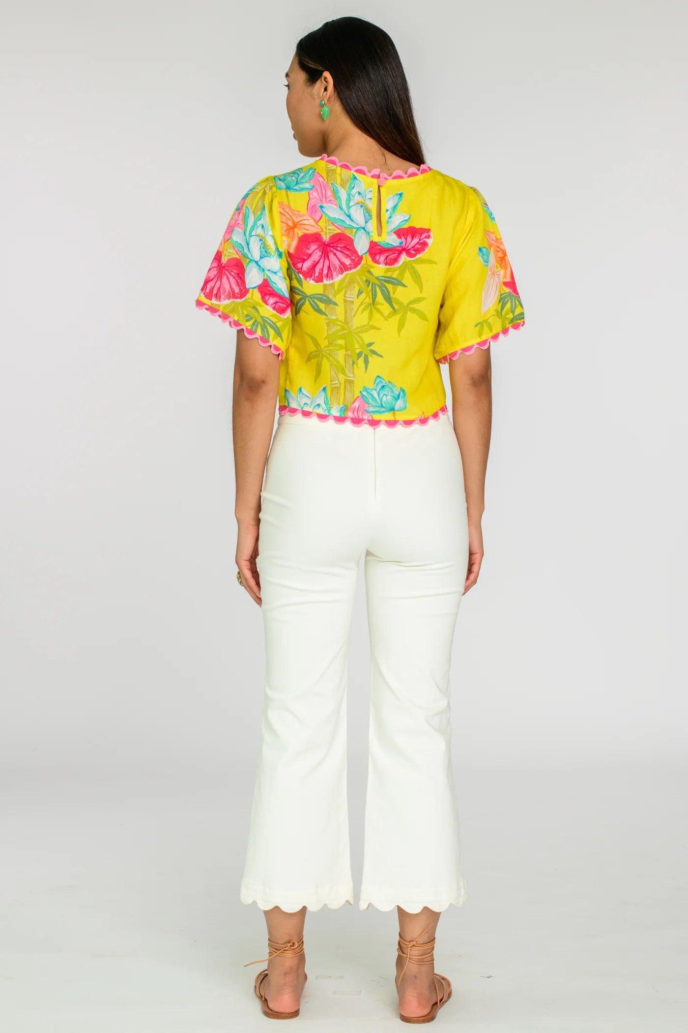 Elizabeth James Paloma Top - Tropical Bamboo