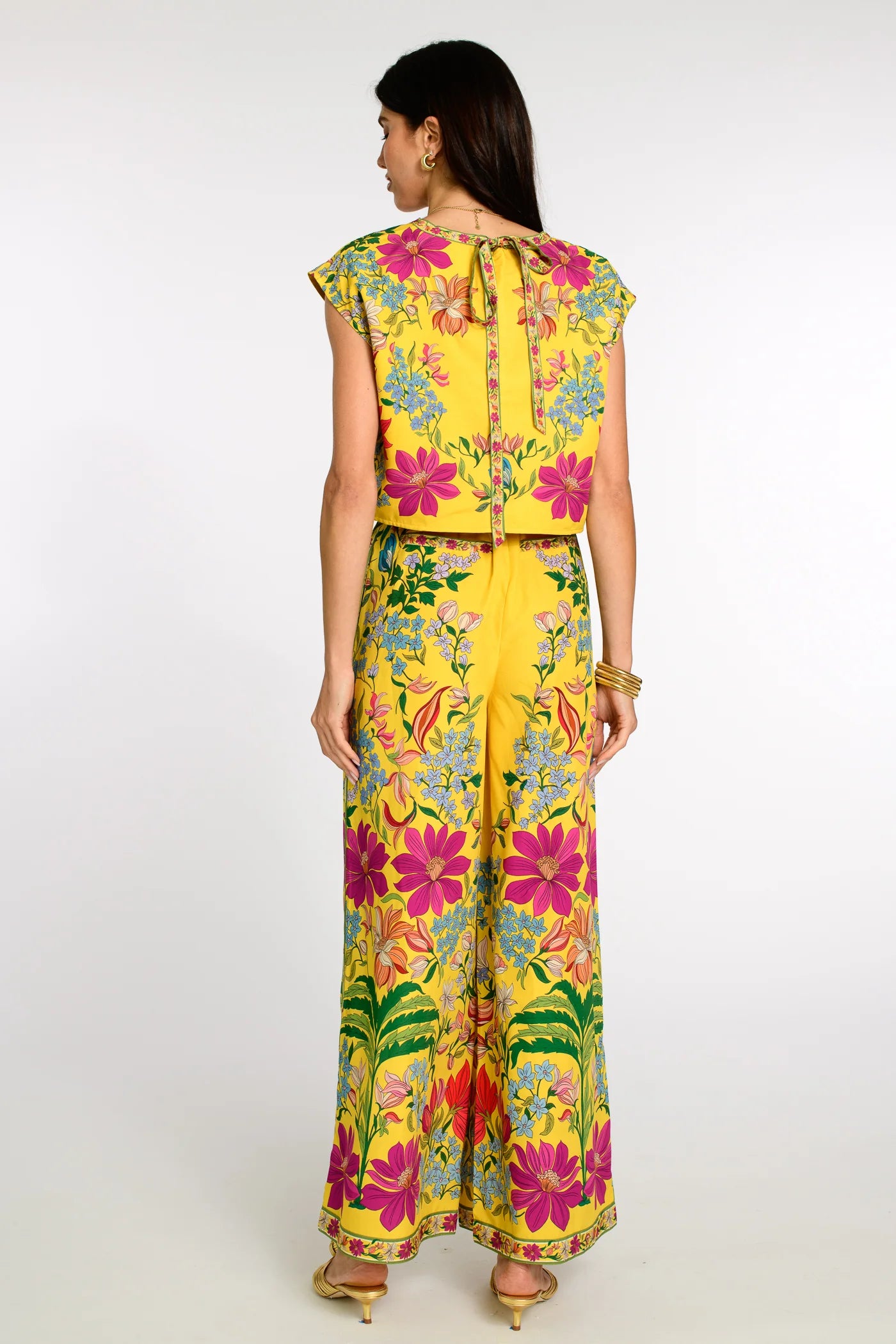 Elizabeth James Presley Pant Tapestry Yellow