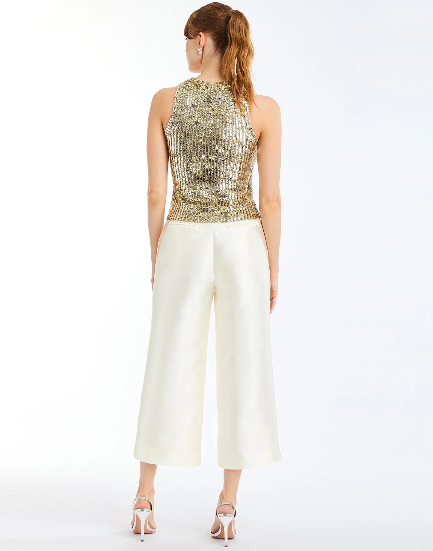 Mestiza Blake Cropped Pant - Ivory