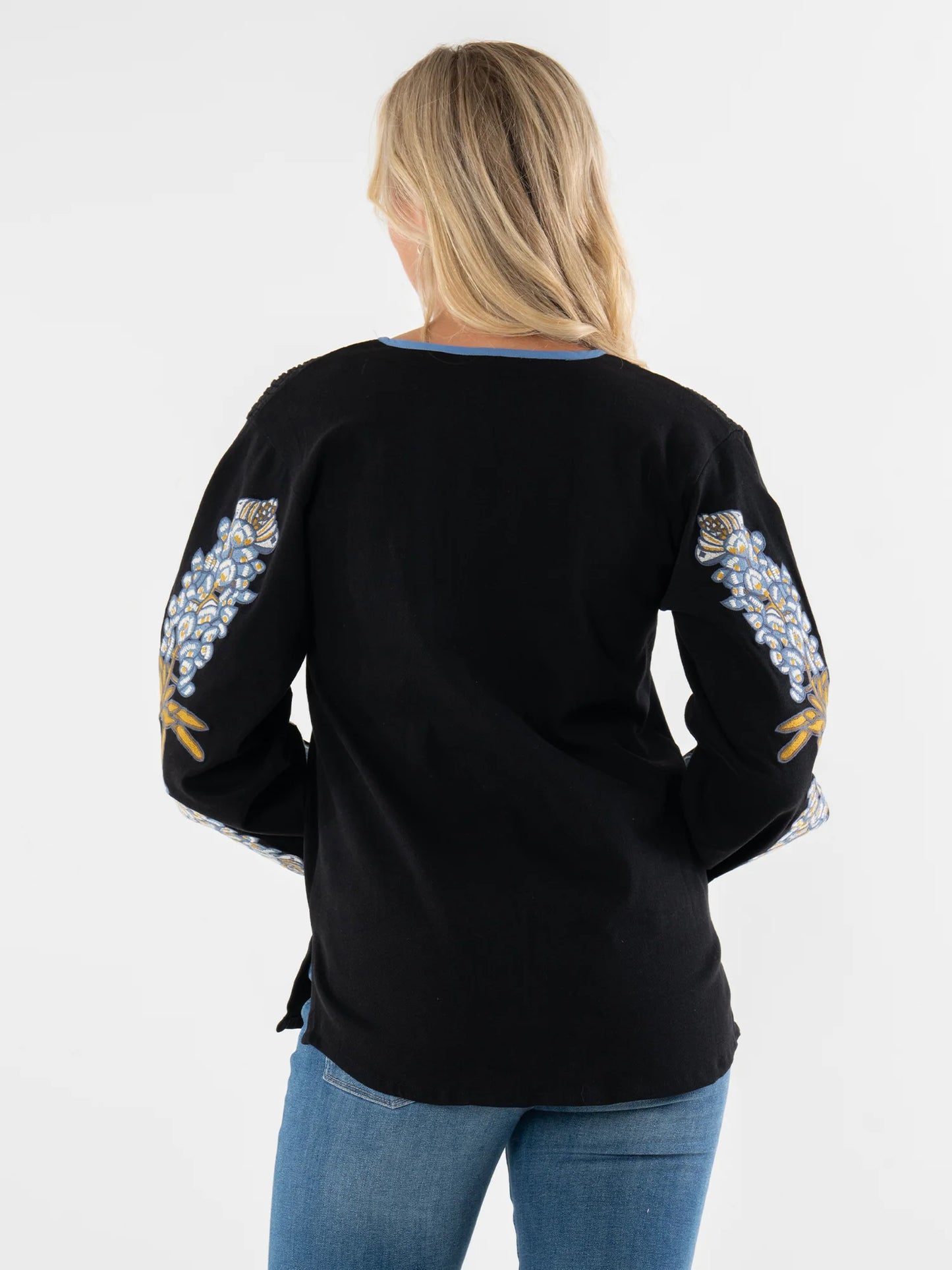 Emily McCarthy Graham Top - Blue Bonnet