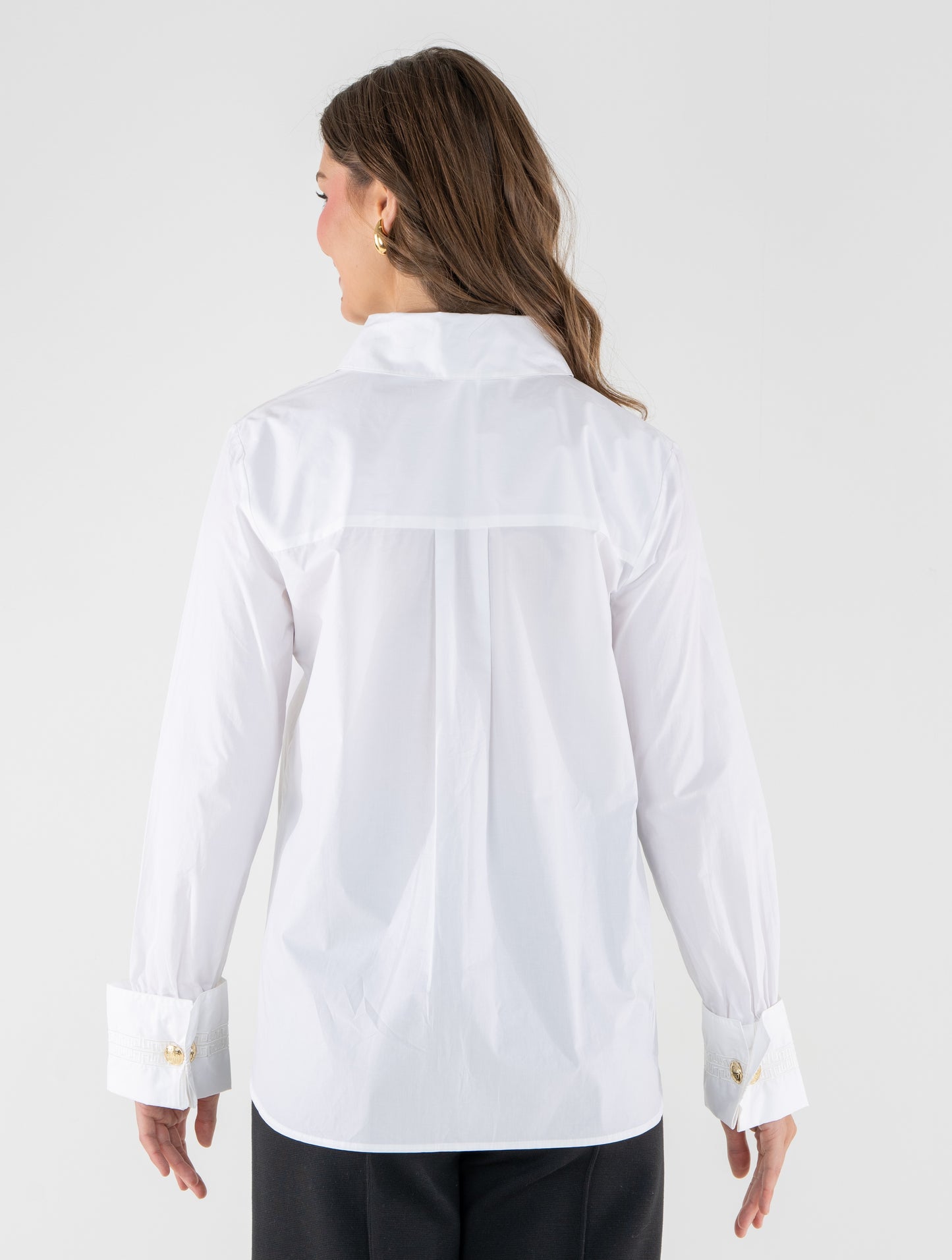 Emily McCarthy Classic Oxford - White Cotton Poplin