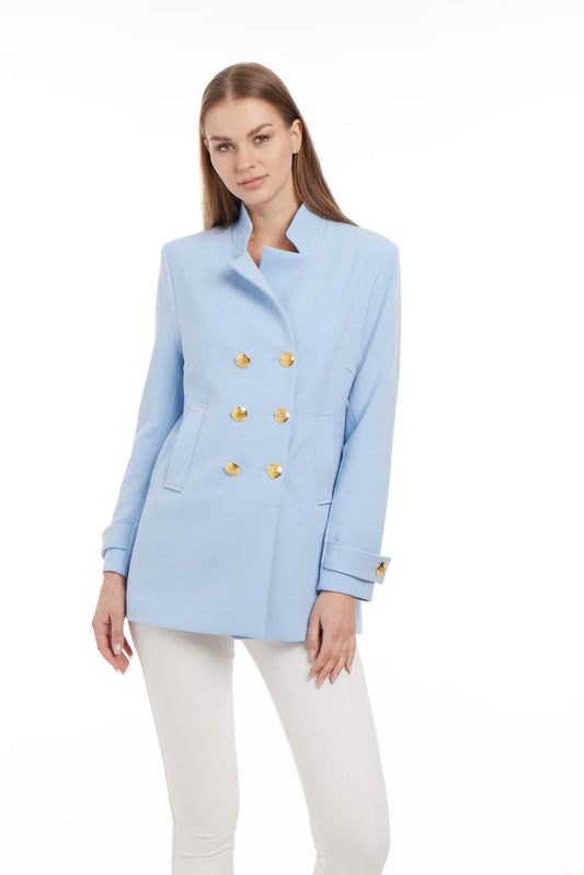 Patty Kim Madison Jacket- Powder Blue