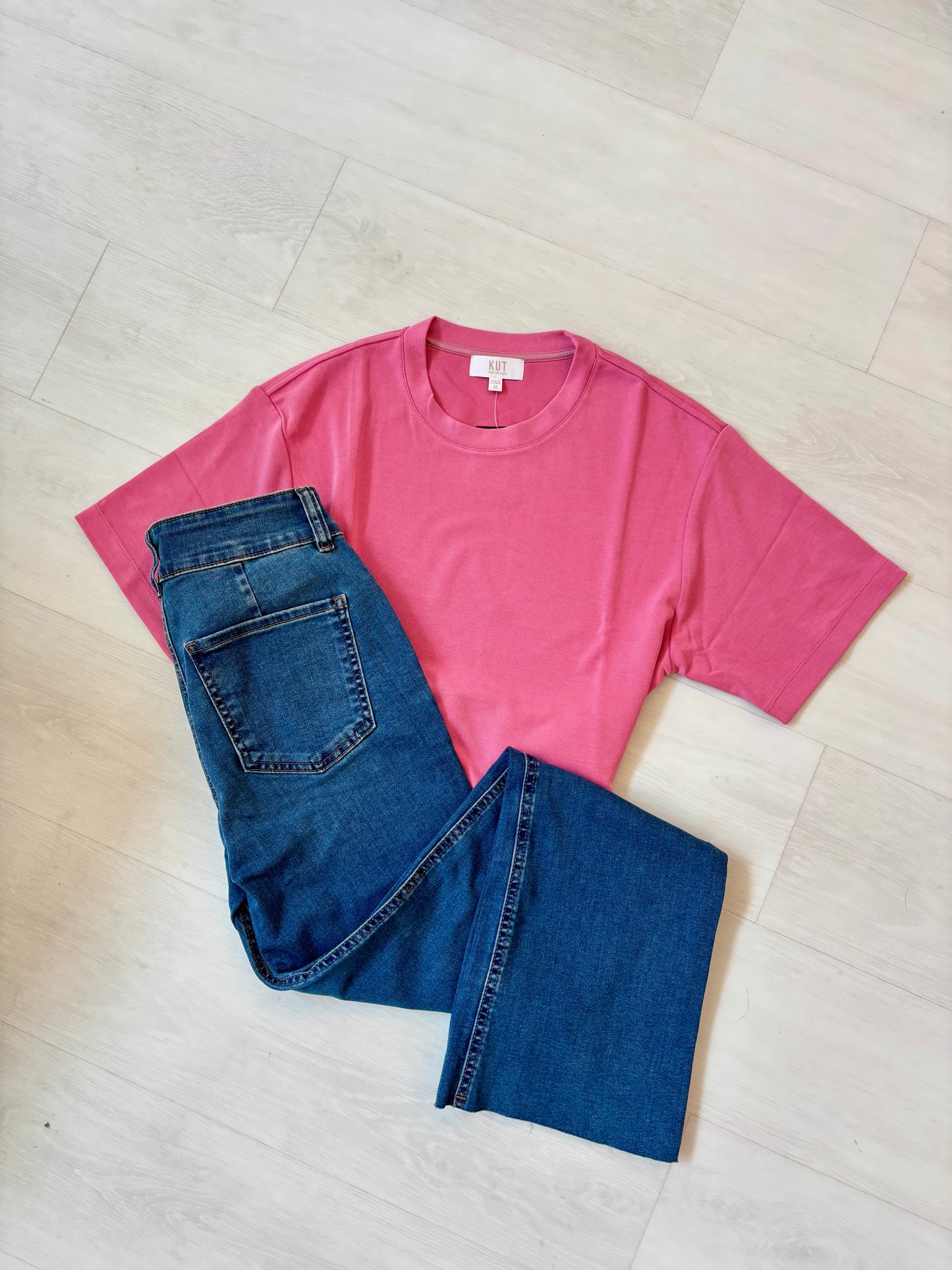 KUT Reina Boxy Tee - Lipstick