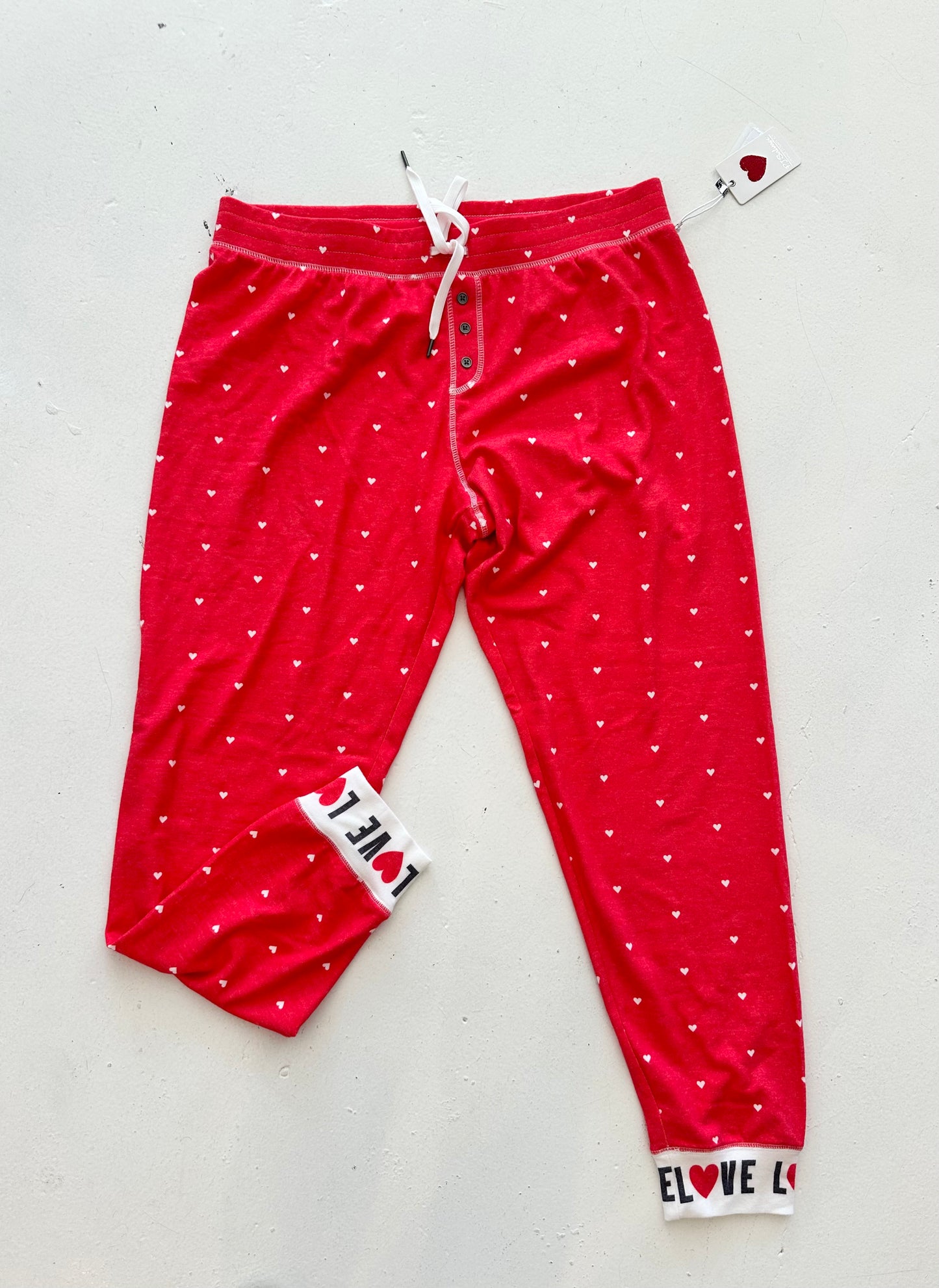 PJ Salvage Heart Valentine Pant