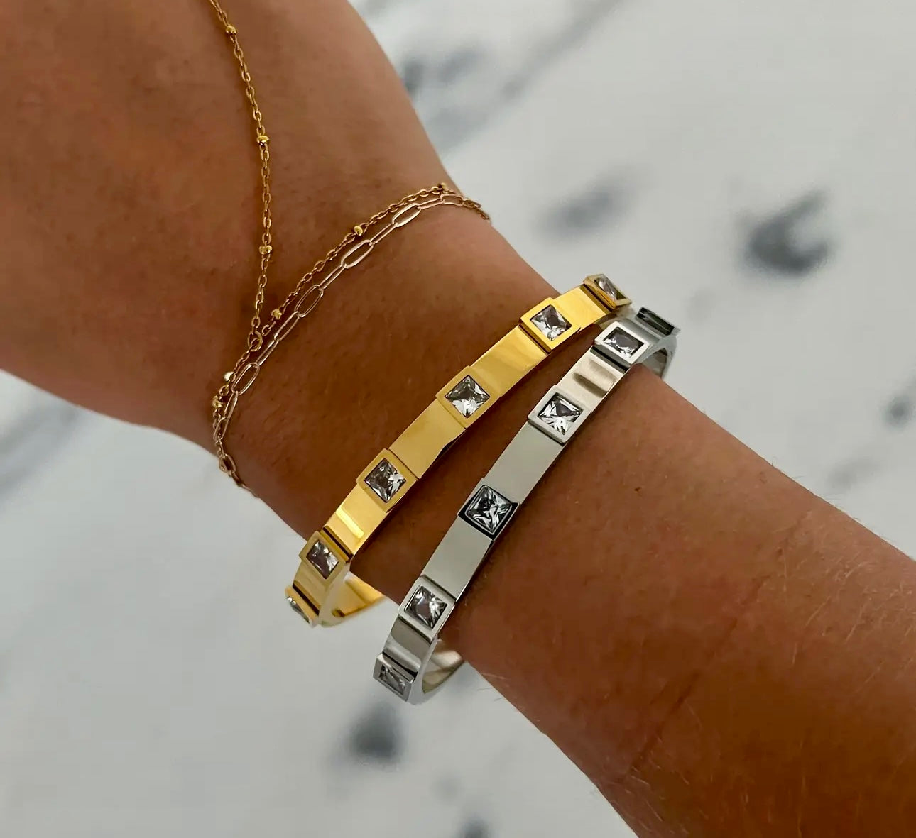 Chan Sutt Alex Bangle Gold