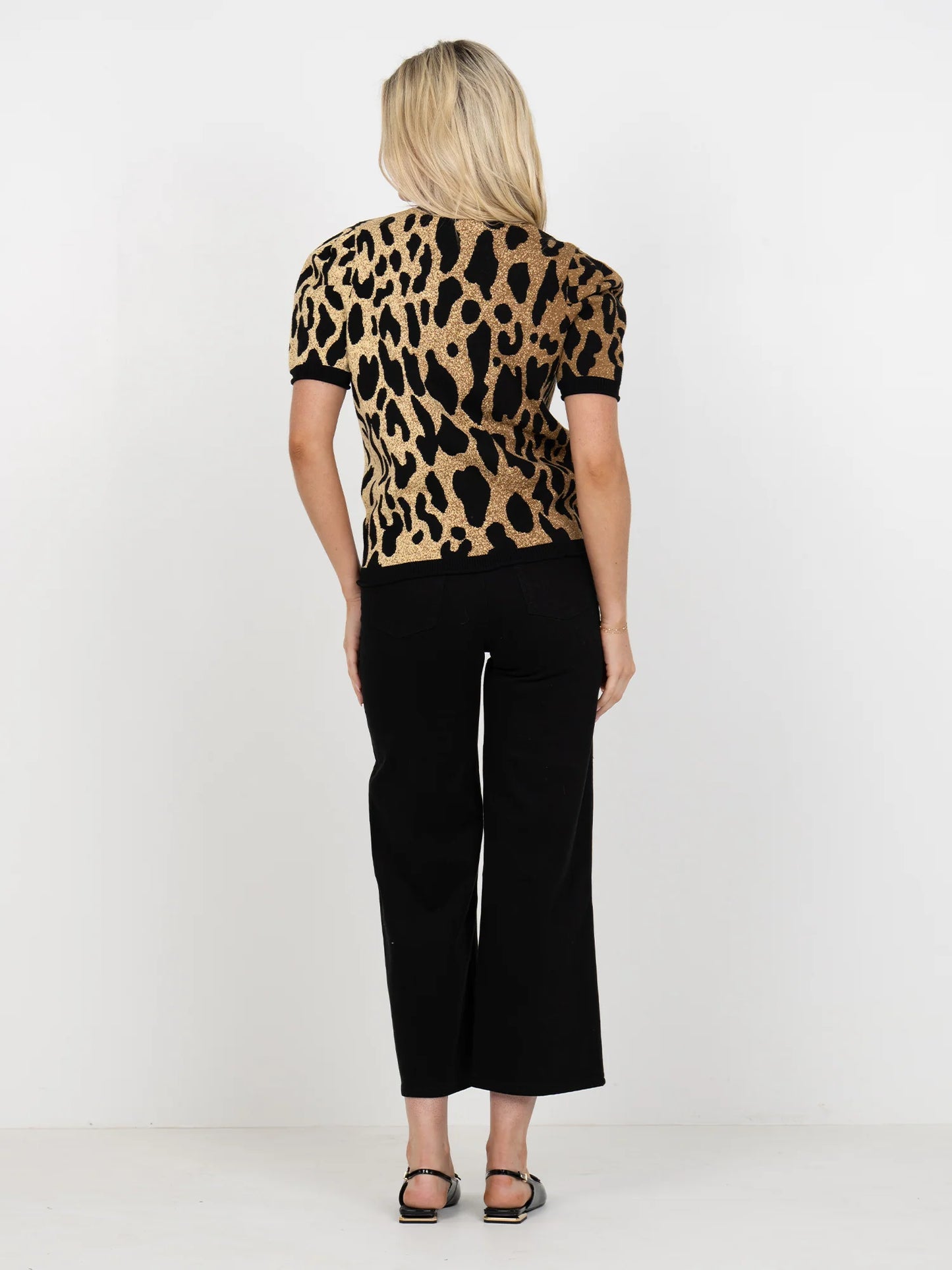 Emily McCarthy Crewneck Knit - Lady Leopard