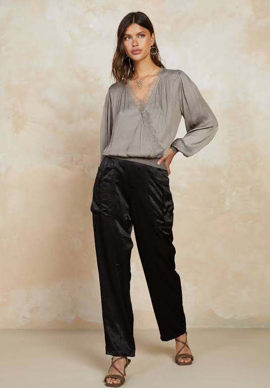 Current Air Satin Straight Leg Pant