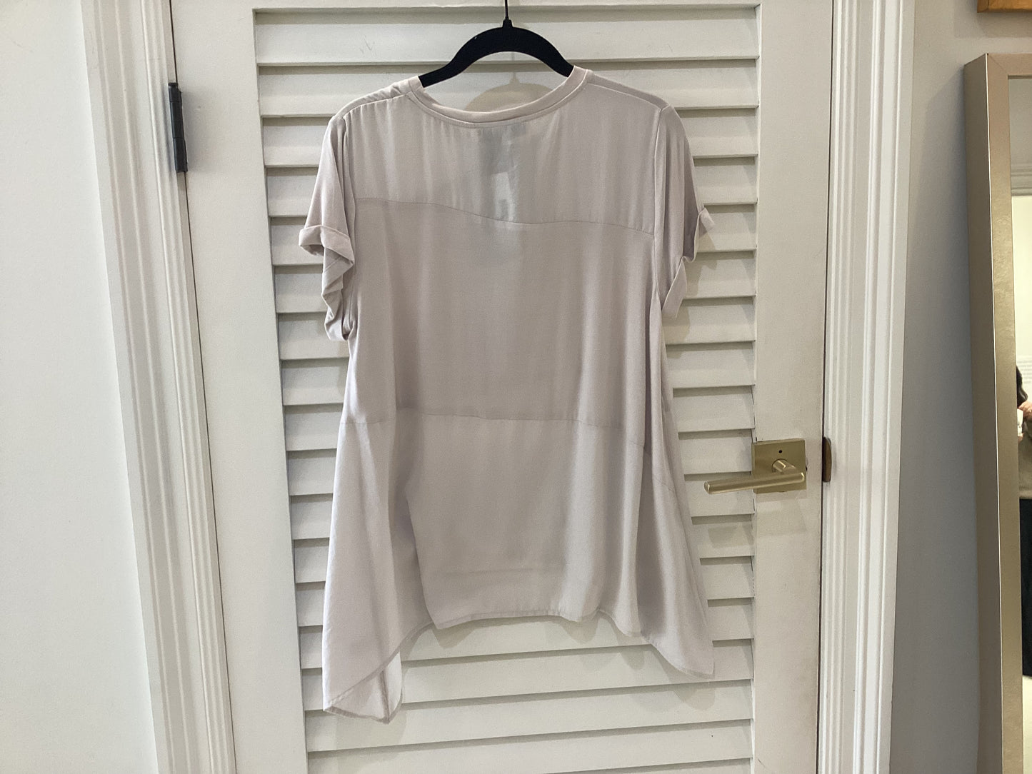 Renuar Woven Blouse- Oyster