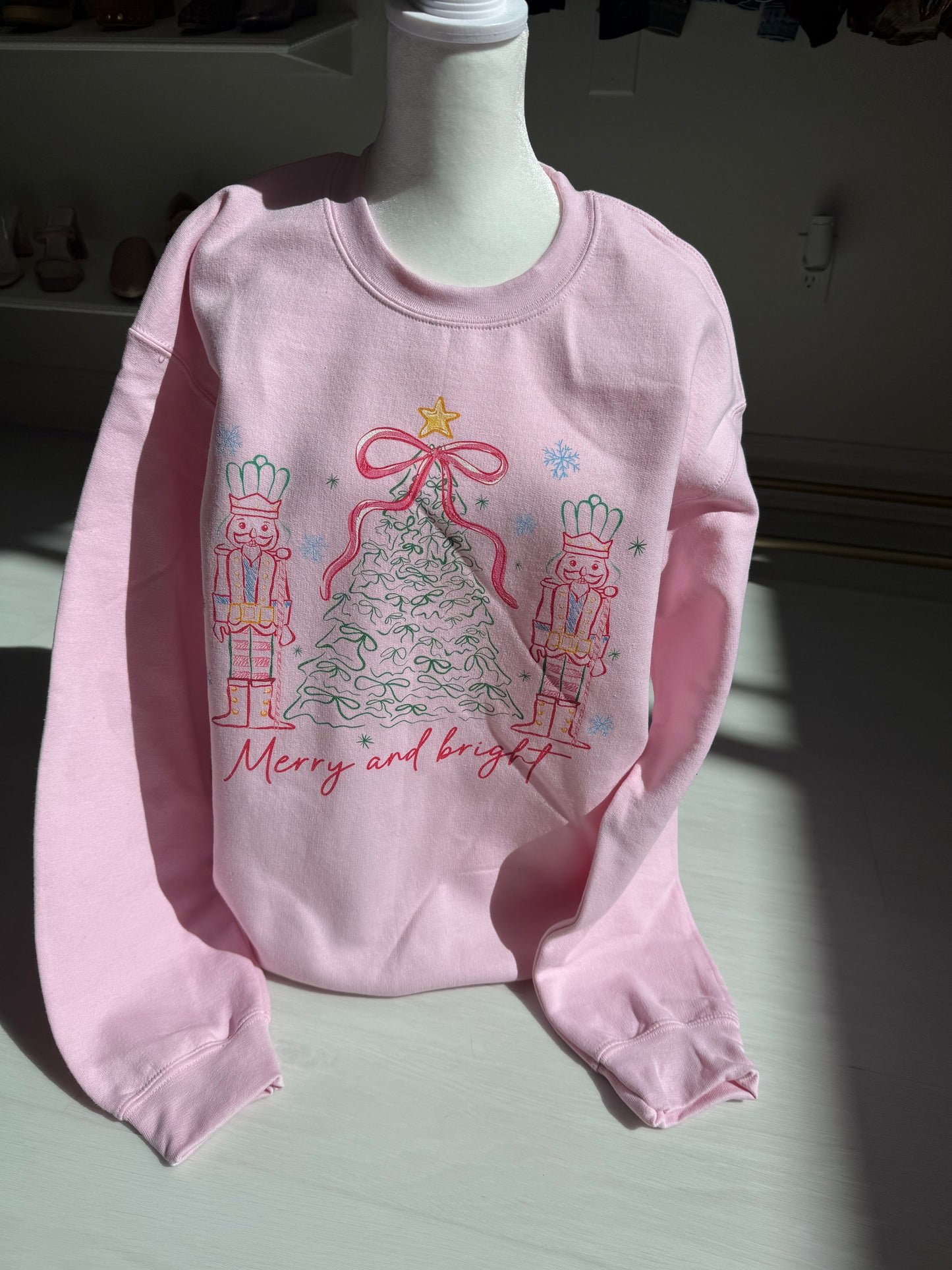 Merry and Bright Nutcracker Sweatshirt
