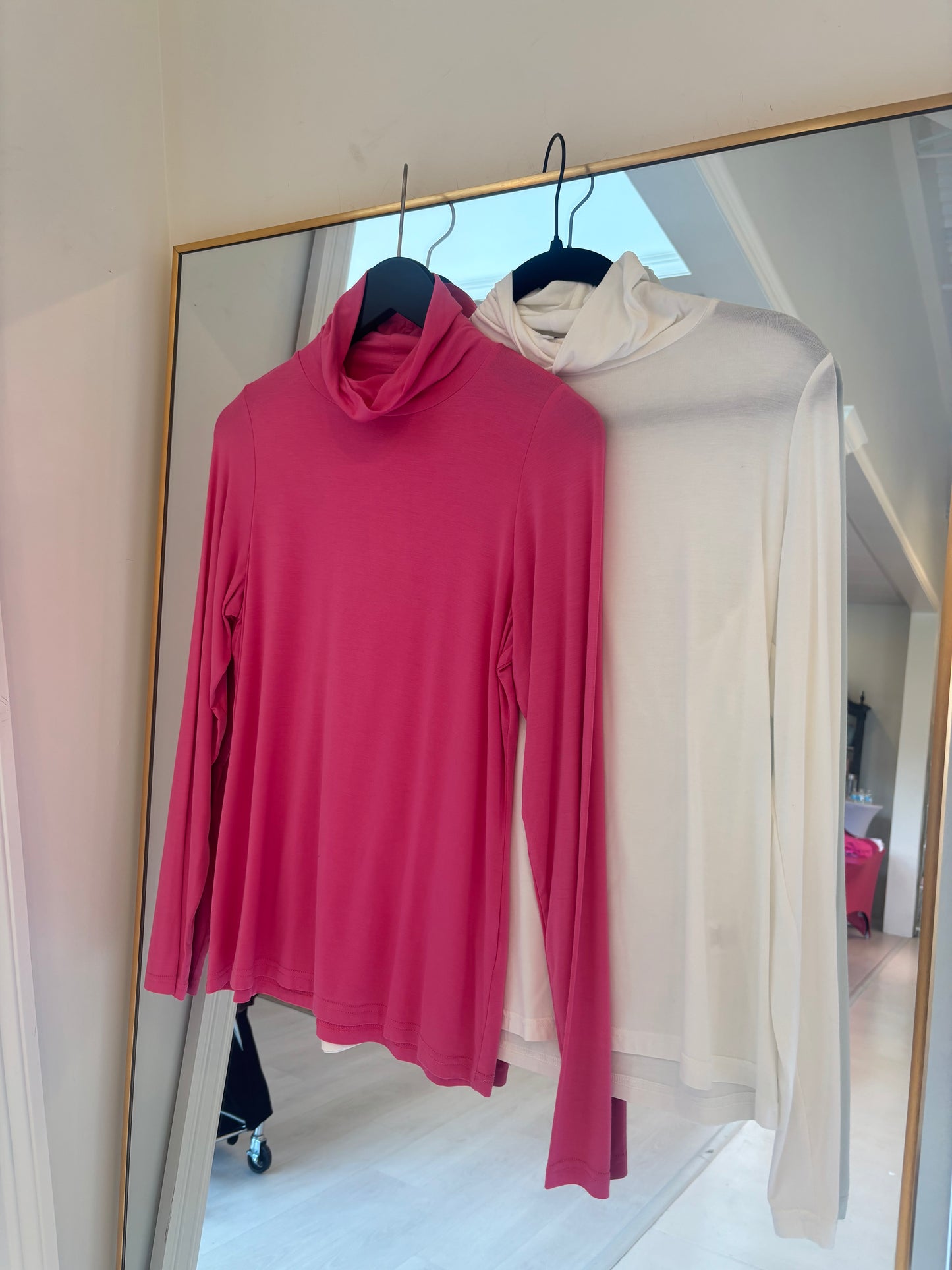 Joy Joy Modal Mock Neck Top