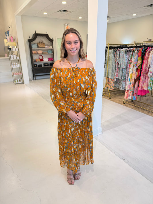 Karina Grimaldi Firelei Print Dress