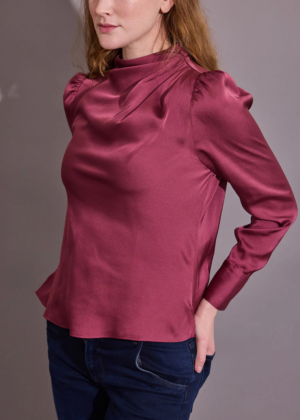 Alden Adair Scarlett Top - Mulberry