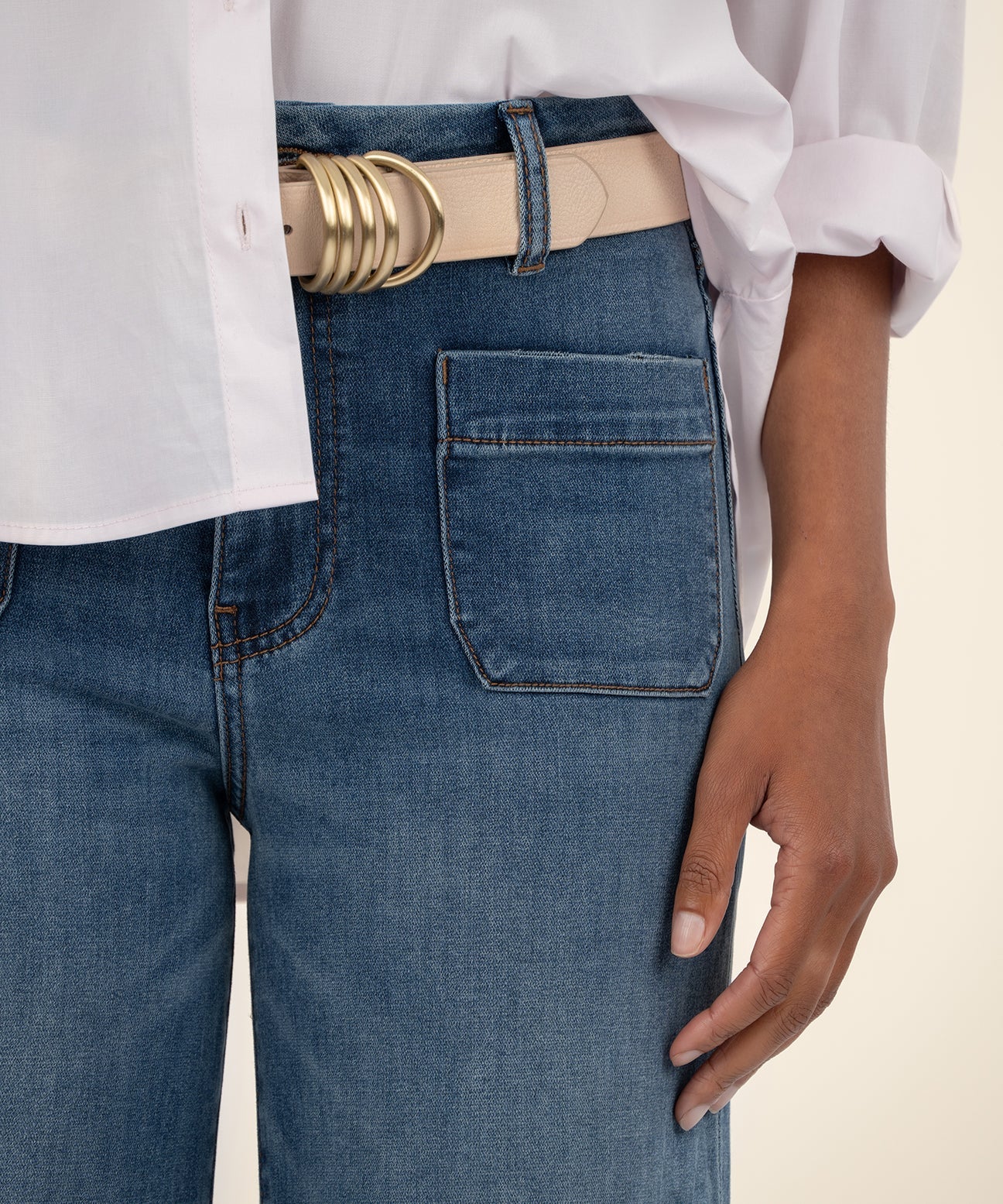 KUT Meg High Rise Wide Leg Jean - Loyalty