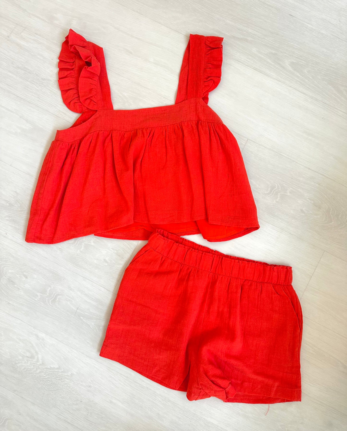 Karlie orange gauze set