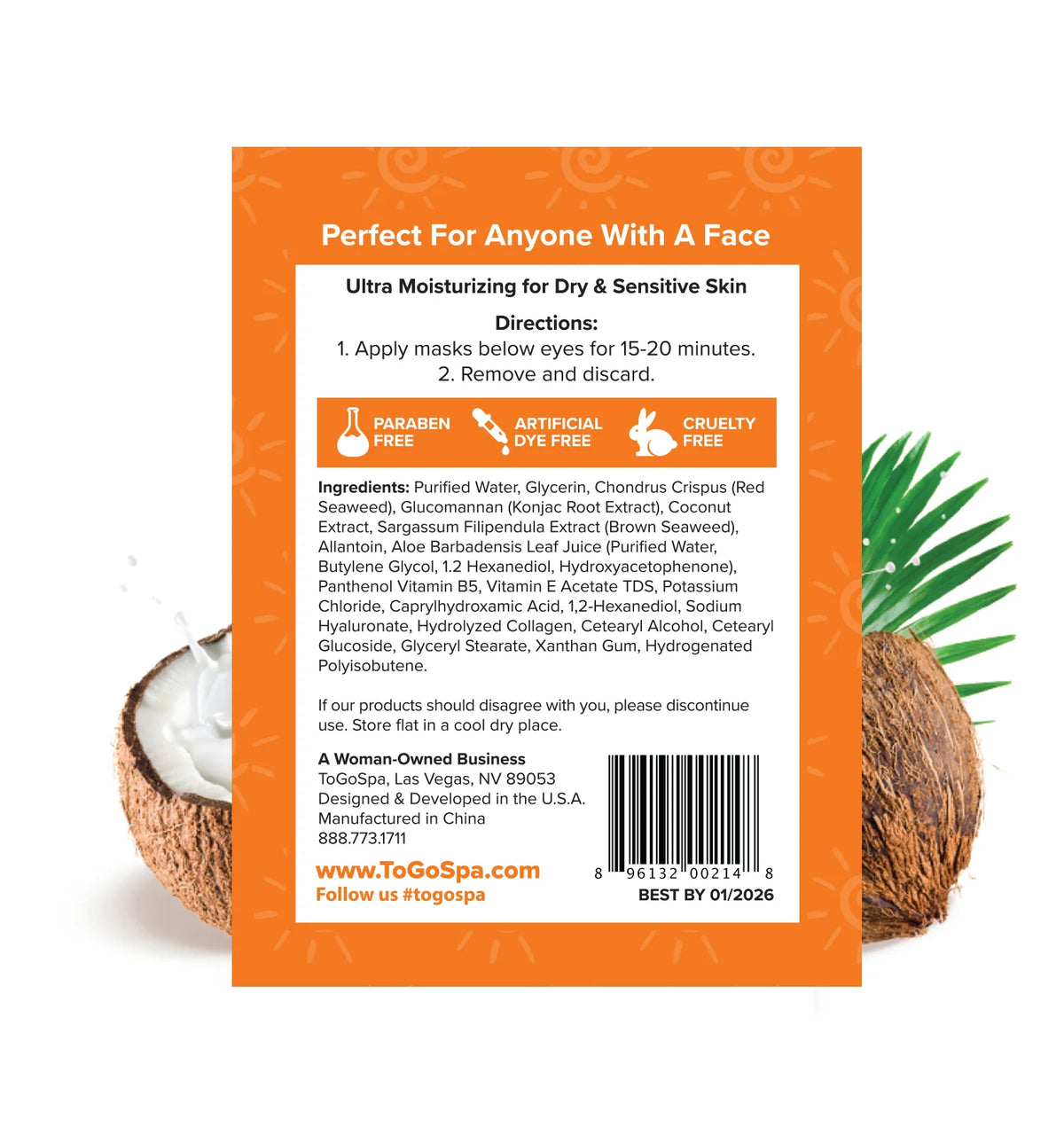 ToGo Spa Coconut Vitamin D Eyes