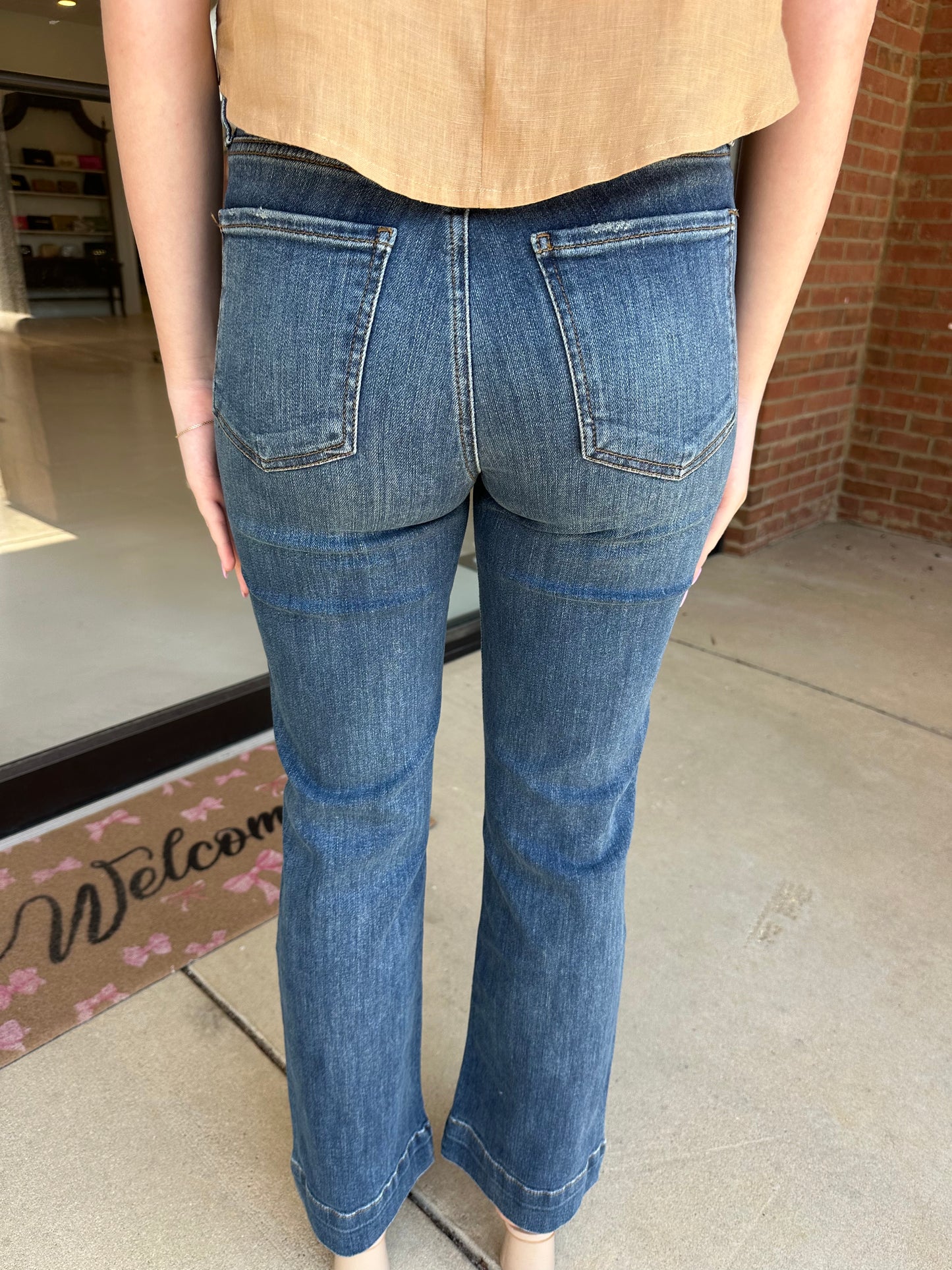 KUT Kelsey High Rise FAB AB Ankle Jean - Vibrant