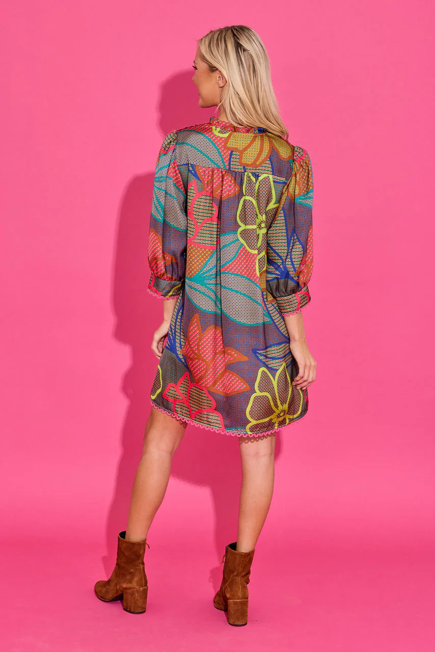Alden Adair Lori Dress - Geo Floral