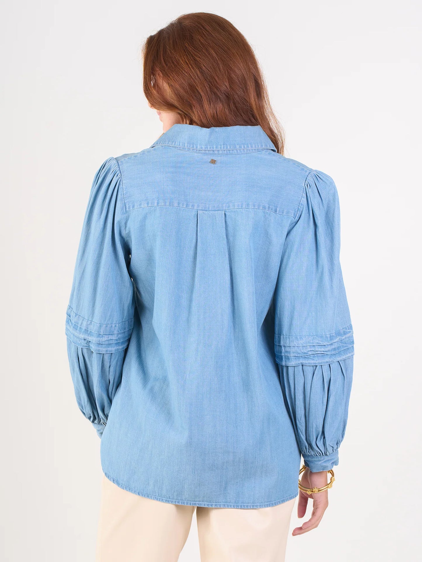 Emily McCarthy Denim Chambray Oxford