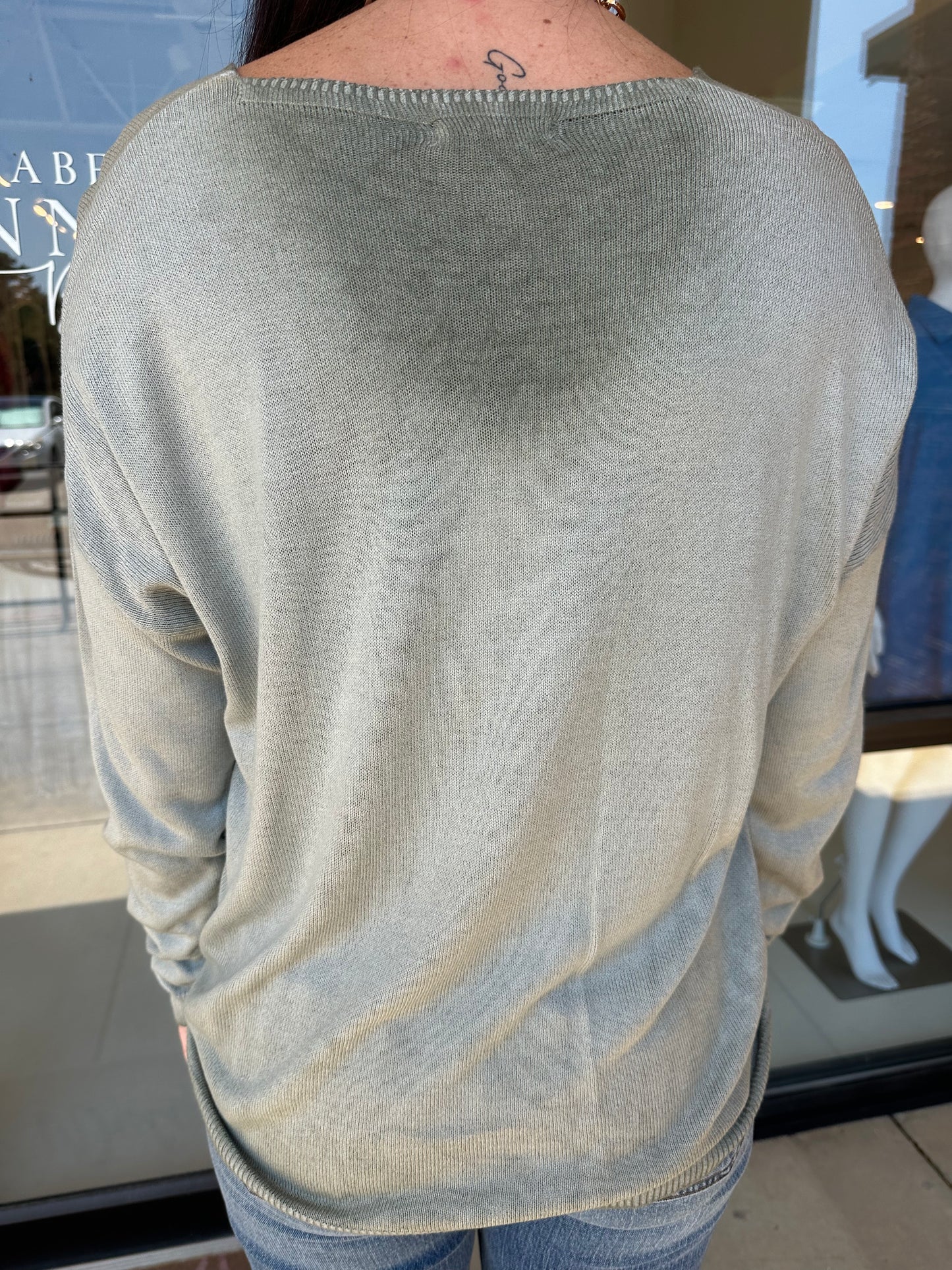 Gold Metallic Knit sweater